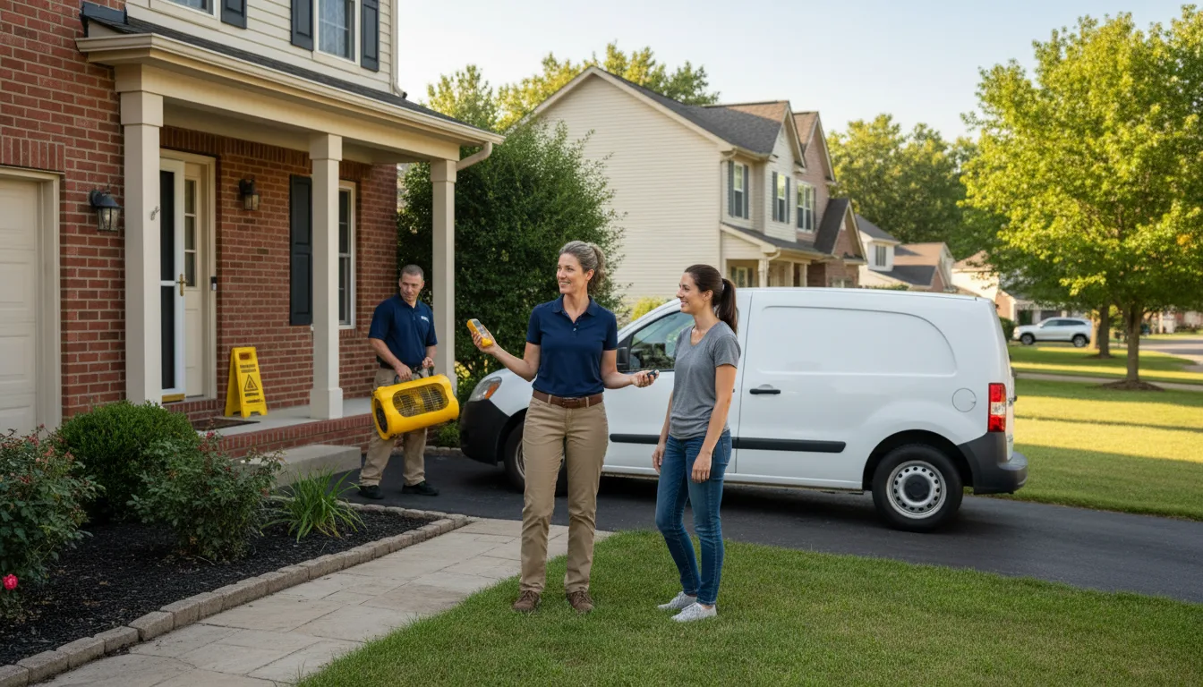 Residential water damage restoration in Lucan, MN